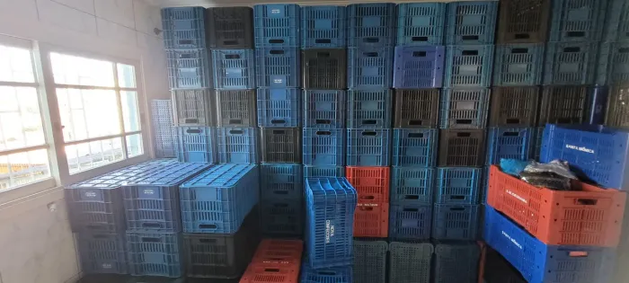 Caixa plástica empilhavel hortifruti