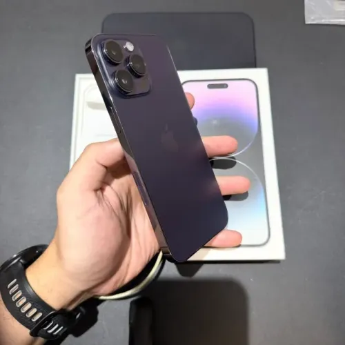 iPhone 14 Pro Max 128GB Roxo! Impecável! Nunca mexido! Acc cartão! é OPORTUNIDADE!