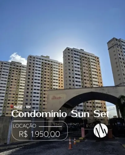 Apartamento para alugar no Sunset em nova parnamirim 2 quartos