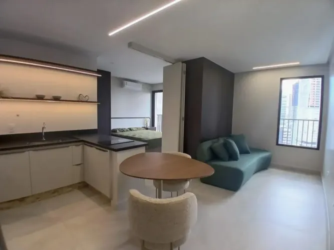 Flat 1 Quarto, 43,58 m² para venda, Setor Marista, Goiânia.