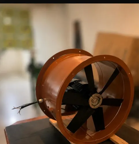 Exaustor axial de 50cm motor 1,5 vc 4 polo trifásico 220v ou 380v