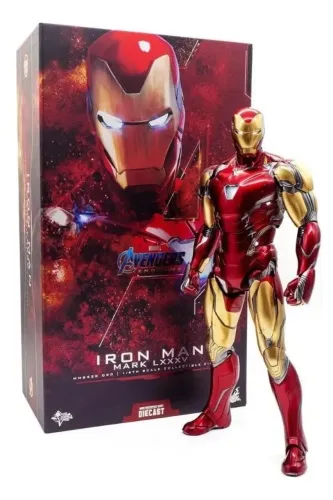 Iron Man Mark 85 Lxxxv Diecast Hot Toys Head 2.0 Tony Stark homem de ferro