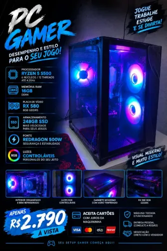 PC Gamer Ryzen 5