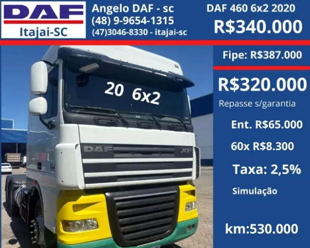 DAF 460 6x2 2020