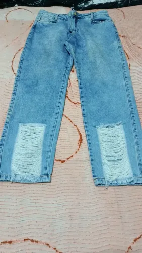Calça Jeans Wide Leg / Reta Destroyed - Estilo Streetwear & Conforto