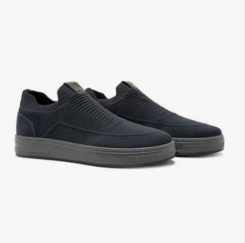 Tênis Casual em Knit Rover - Marinho
