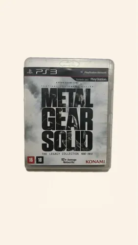 Jogo de Playstation 3 Metal gear Solid Colection 8 jogos em dois discos