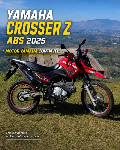 VENDO CROSSER Z 150 2025 Fire Red Vermelha BEM CONSERVADA