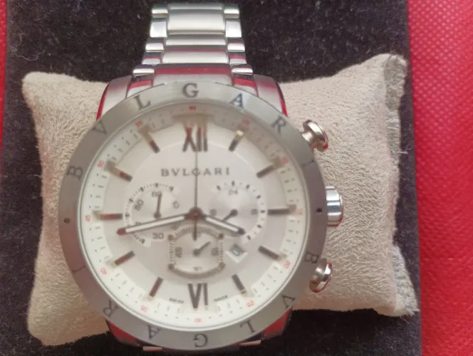 Relógio Bvlugari Branco 50 mm