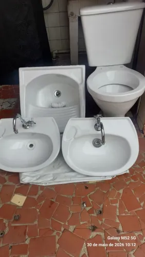 Vaso pia e tanque novos * Reinaldo