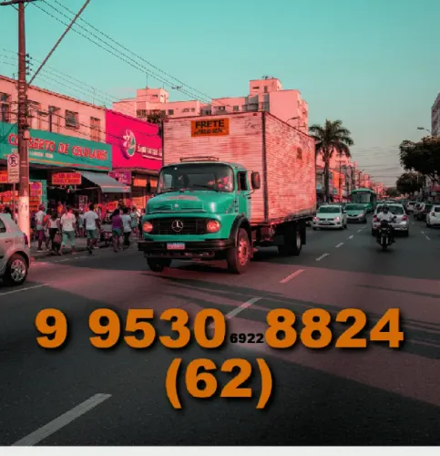 Frete (62) 9 9530+8824 em Goiânia, Aparecida e Região com o Alessandro. Ligue Agora!