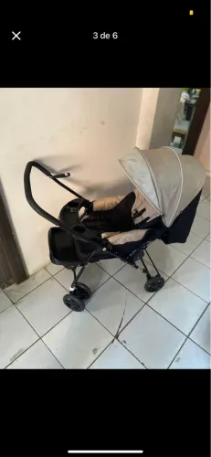 Carrinho de bebê + cadeira alimentação