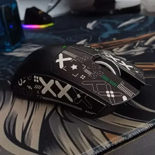 Mouse Gamer Sem Fio Attack Shark X11 PAW3311 Com Três Modos BT 2.4G e Base De Carregamento