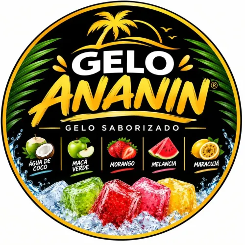 Gelo saborizado
