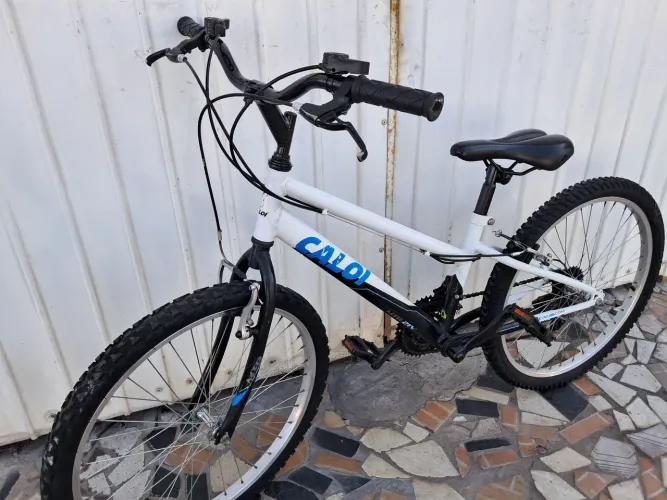 Bicicleta Aro 24 Mtb Caloi Max 21V Freios V-Brake! Revisada!