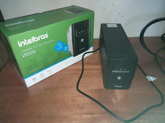 Nobreak Intelbras XNB 720 VA 120V Preto - Proteção para PC e Impressora