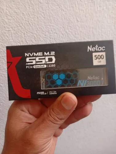 SSD Nvme netac 500gb