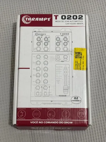 Mesa de Som Automotiva Taramps T 0202 de 2 canais.