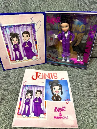 Bratz mean girls Janis Spring Fling - exclusiva com pôster recolocada