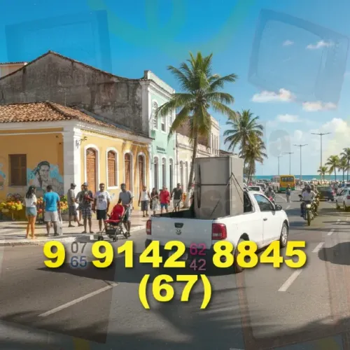 frete de transporte de cargas AGORA na cidade!