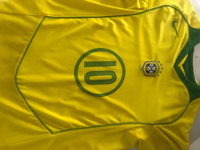 Camisa Ronaldinho Nike Seleção Brasileira Total 90 2004