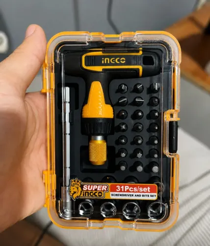 Jogo Chave T Intercambiável 32 Peças Profissional Ingco - LARANJA<br>