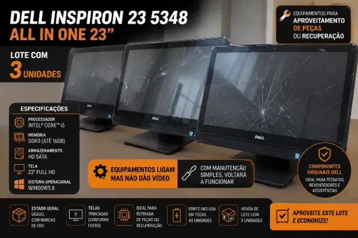 Lote 3x Dell Inspiron 23 5348 i5