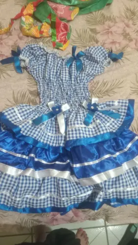 Vestido de quadrilha infantil