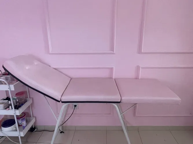  Maca Estética 3 Posições Reclinável Rosa Ótimo Estado