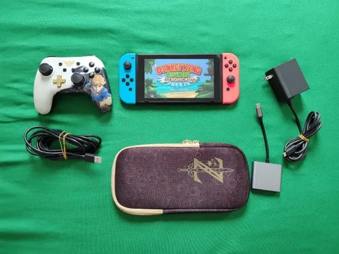 nintendo switch desbl v2 dest com controle zelda faço envio!