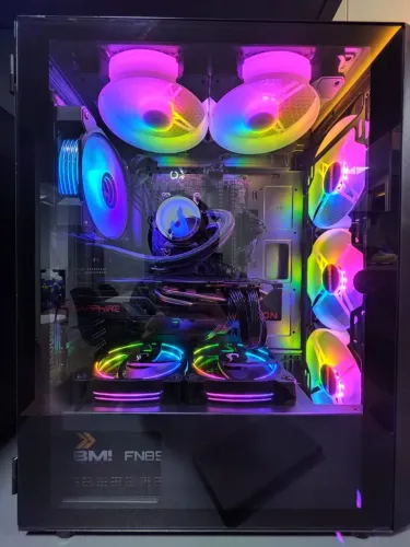 pc gamer RX6700XT 12gb ryzen 7 5700g, 32gb ram 3200, ssd nvme 1tb, fonte full modular 850w
