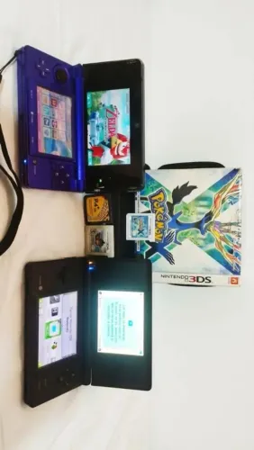 3DS MIDNIGHT PURPLE COM JOGOS + DSI