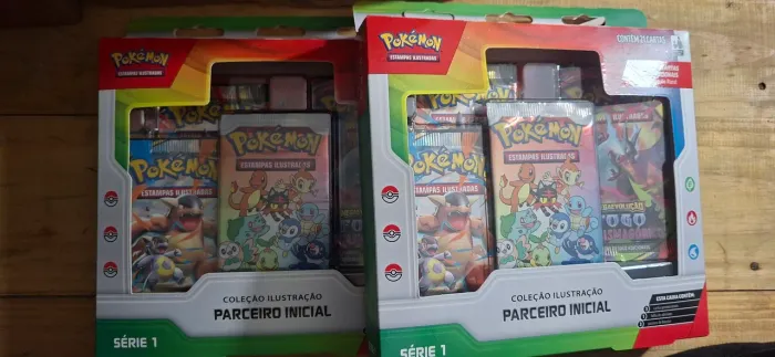 Coleção Ilustração Parceiro Inicial Serie 1 Lacrado - POKEMON PTBR