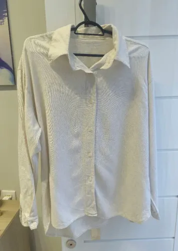 Camisa feminina em linho 46