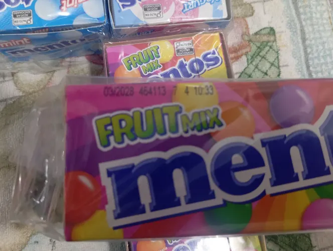 Bala mentos slin box promocao 4 caixa c/12 unidades - sabores