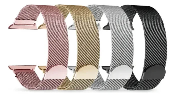 Pulseira Metal Smartwatch + cabo carregador