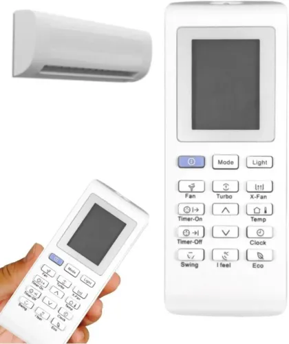 Ver maior Controle Remoto Ar Condicionado Electrolux BE18F / BE18R / BE22F / BI18F / BI18R