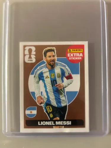 Figurinha rara Messi e lamine Yamal bronze 