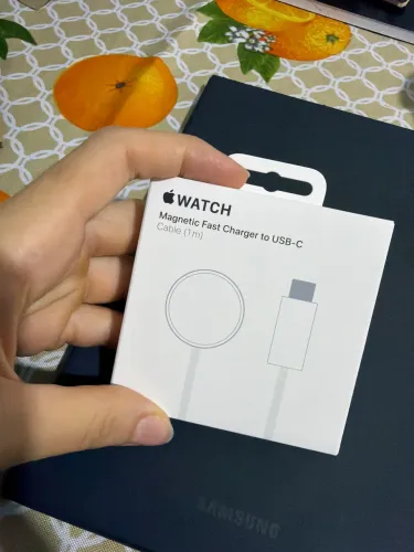 Cabo carregador USB-C para Apple Watch (1M) Original-Lacrado