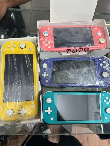 Nintendo Switch Lite Desbloq + Cartão + Jogos