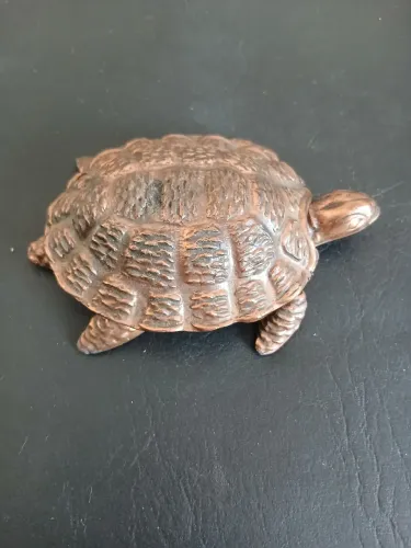 Tartaruga antiga cinzeiro anos 80