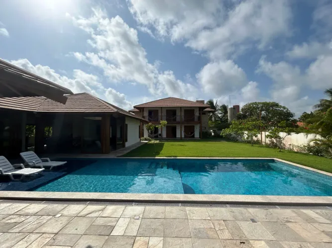 Carnaval Enseadinha de Serrambi - Luxuosa casa piscina 6 suites (18 pessoas) piscina