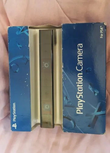 PlayStation Camera PS4 V1 (Na Caixa Original) - Perfeita Para PSVR e Streaming
