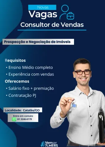 Consultor de Vendas - Catalão/GO