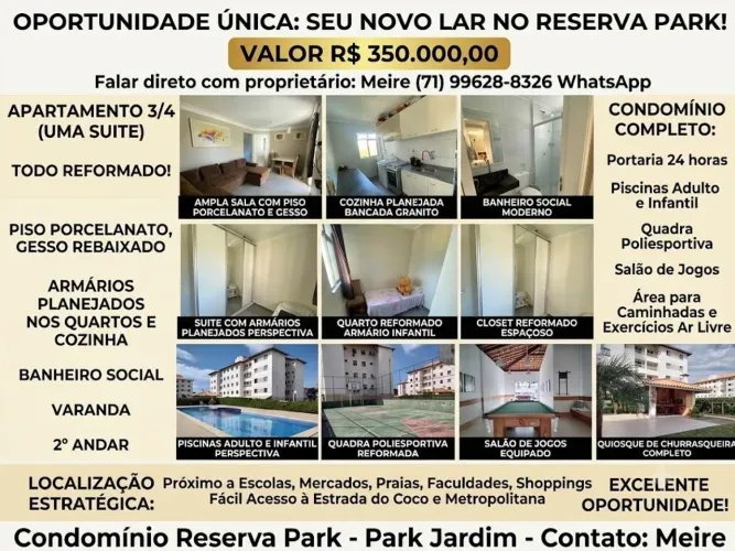 Oportunidade única e excelente