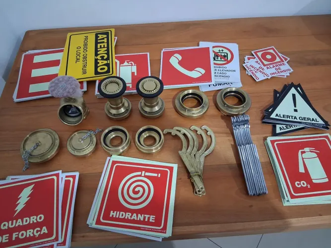 Kit Conexões Incêndio Latão Storz: Válvulas, Esguichos, Tampões E Chaves