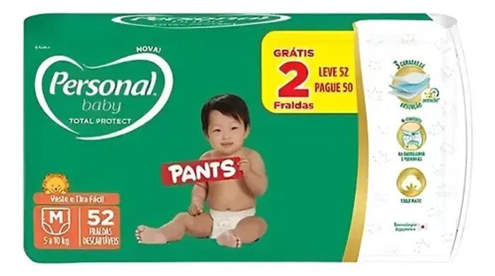 Fraldas personal baby roupinha TAM M