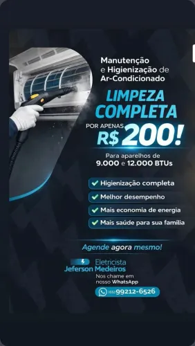 Limpeza de Ar condicionado.