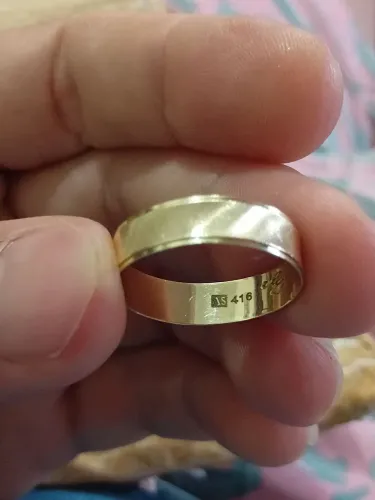 Aliança em Ouro maciço 