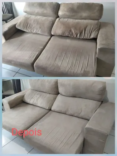 Limpeza Higienização Sofá Cama